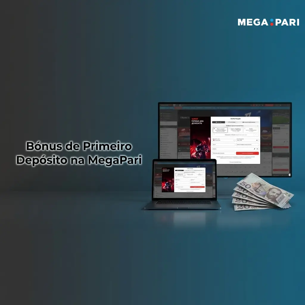Bónus de Primeiro Depósito MegaPari: 100% até 300 EUR para apostas desportivas e casino em Portugal