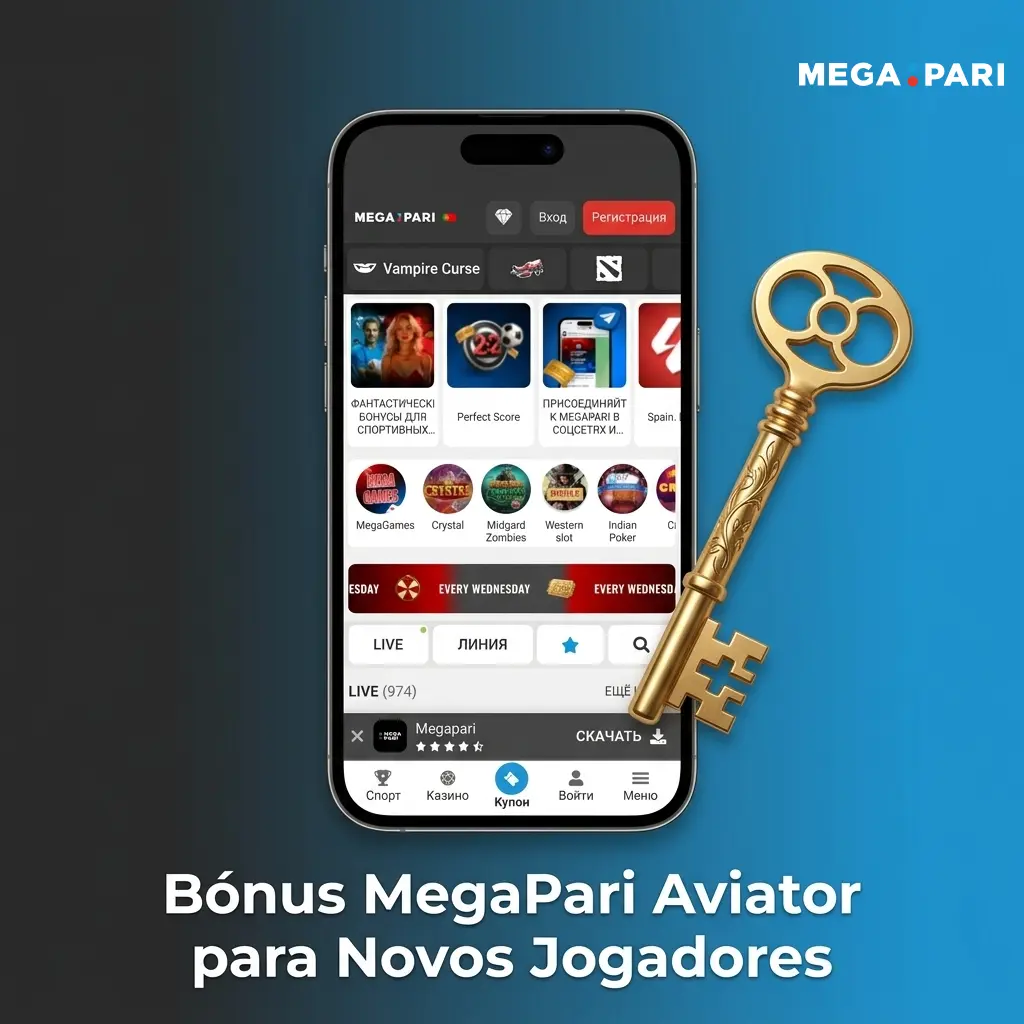 Bónus de Boas-Vindas MegaPari Aviator até 300 EUR para novos jogadores em dois depósitos