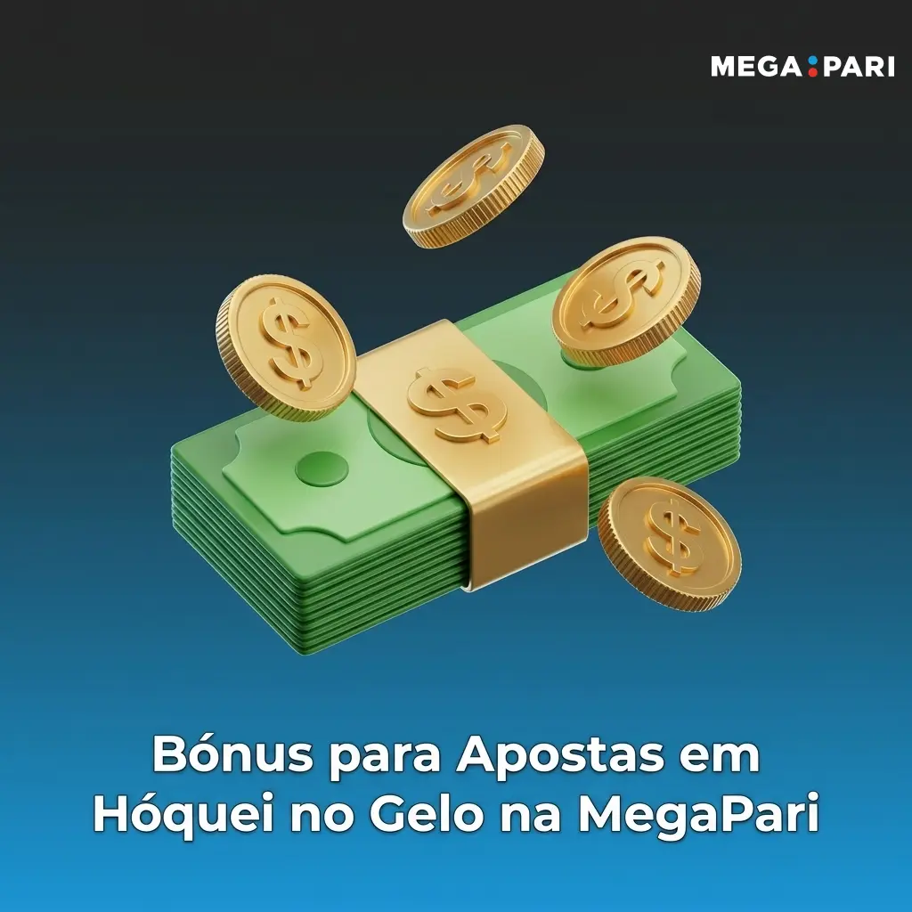 MegaPari bónus de boas-vindas 100% até 100 EUR para apostas desportivas em hóquei no gelo