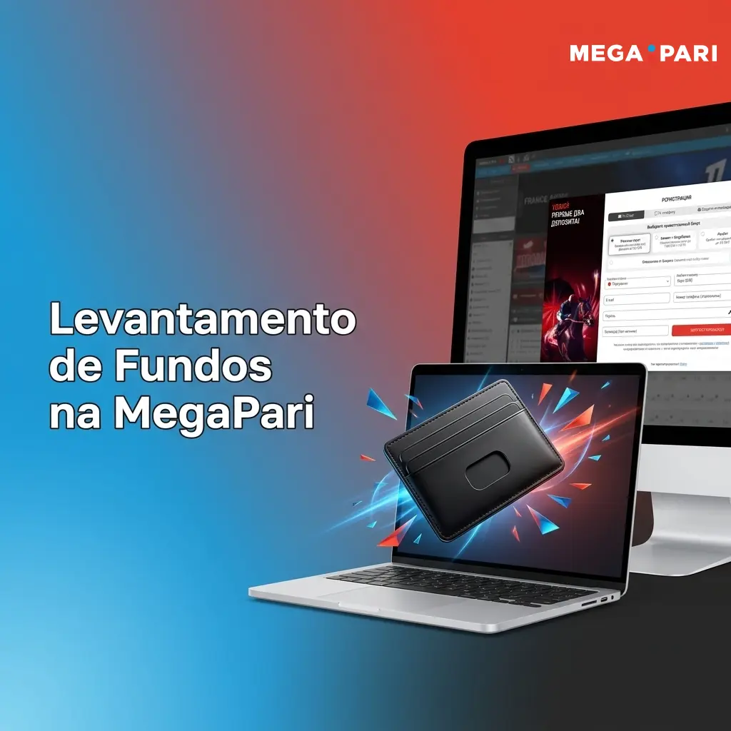 Guia de levantamento de fundos na MegaPari com métodos de pagamento disponíveis e passos do processo KYC