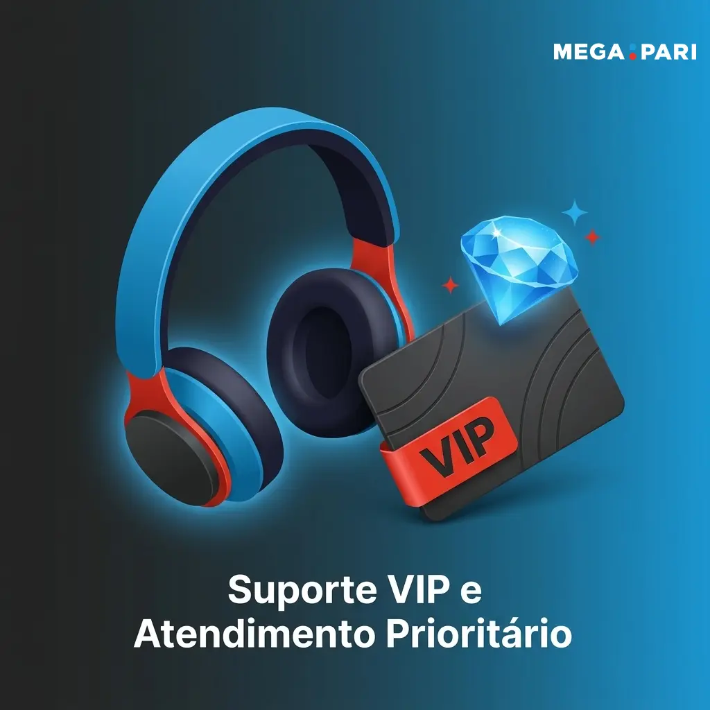 Jogador VIP MegaPari com acesso a suporte prioritário, gestor de conta pessoal e canais dedicados de atendimento