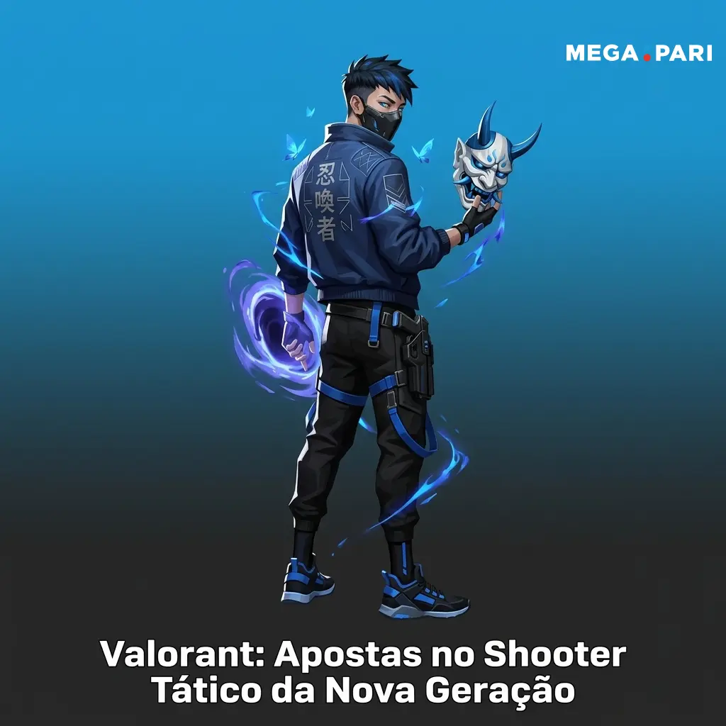 Apostas em Valorant na MegaPari com mercados VCT Champions, Masters e EMEA para o shooter tático da Riot Games