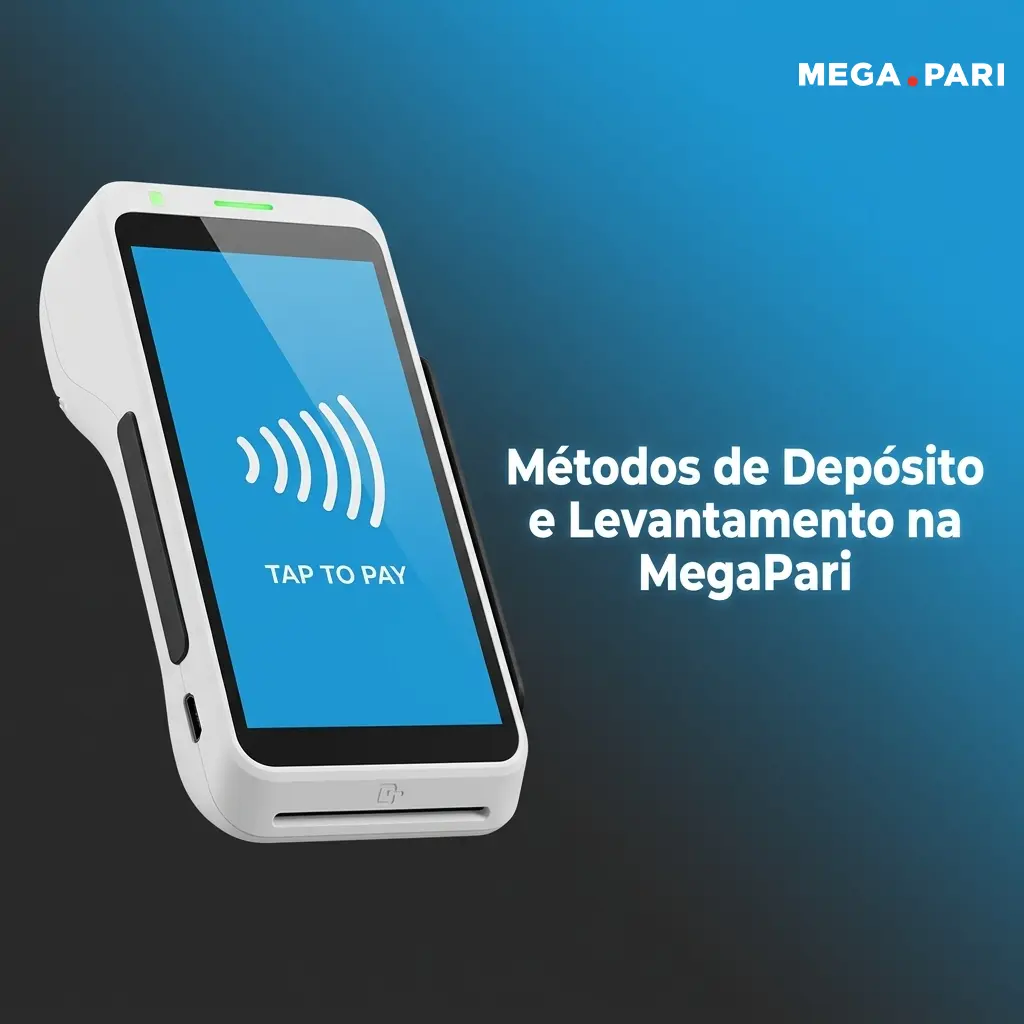 Métodos de depósito e levantamento MegaPari: Visa, Mastercard, MB WAY, Multibanco, Skrill, Neteller e SEPA