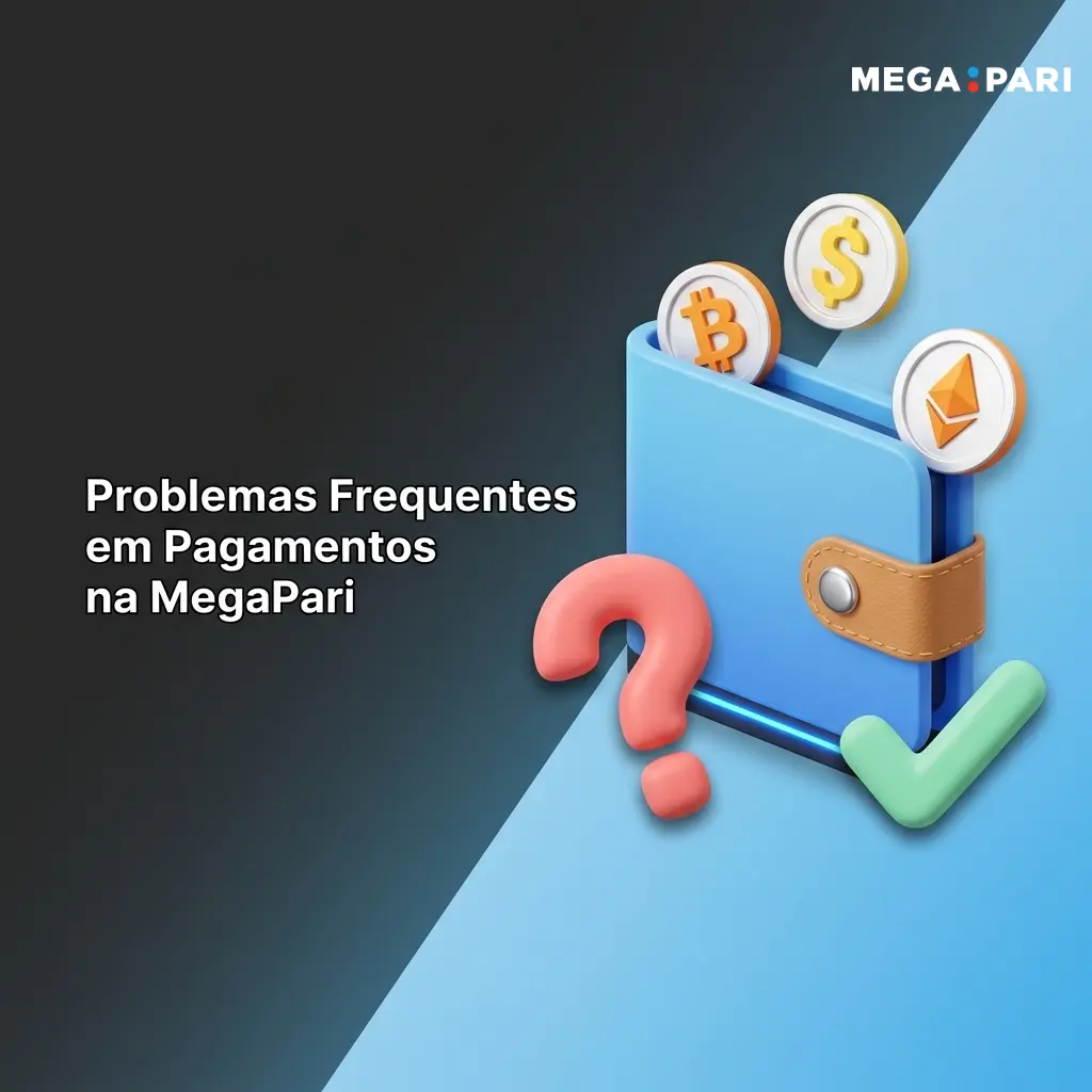 Pessoa a resolver problemas de pagamento na MegaPari com cartão e documentos de verificação no ecrã