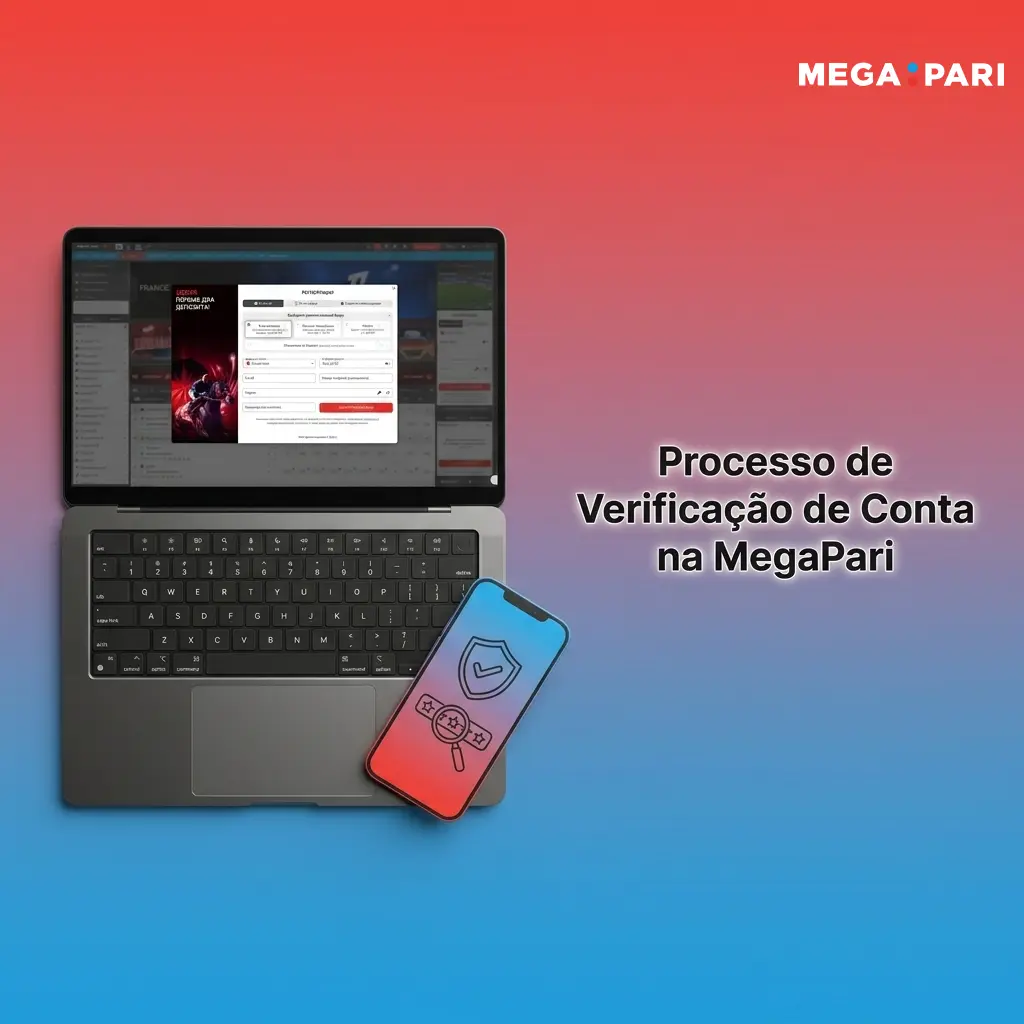 Processo de verificação KYC na MegaPari com documentos de identidade, morada e método de pagamento