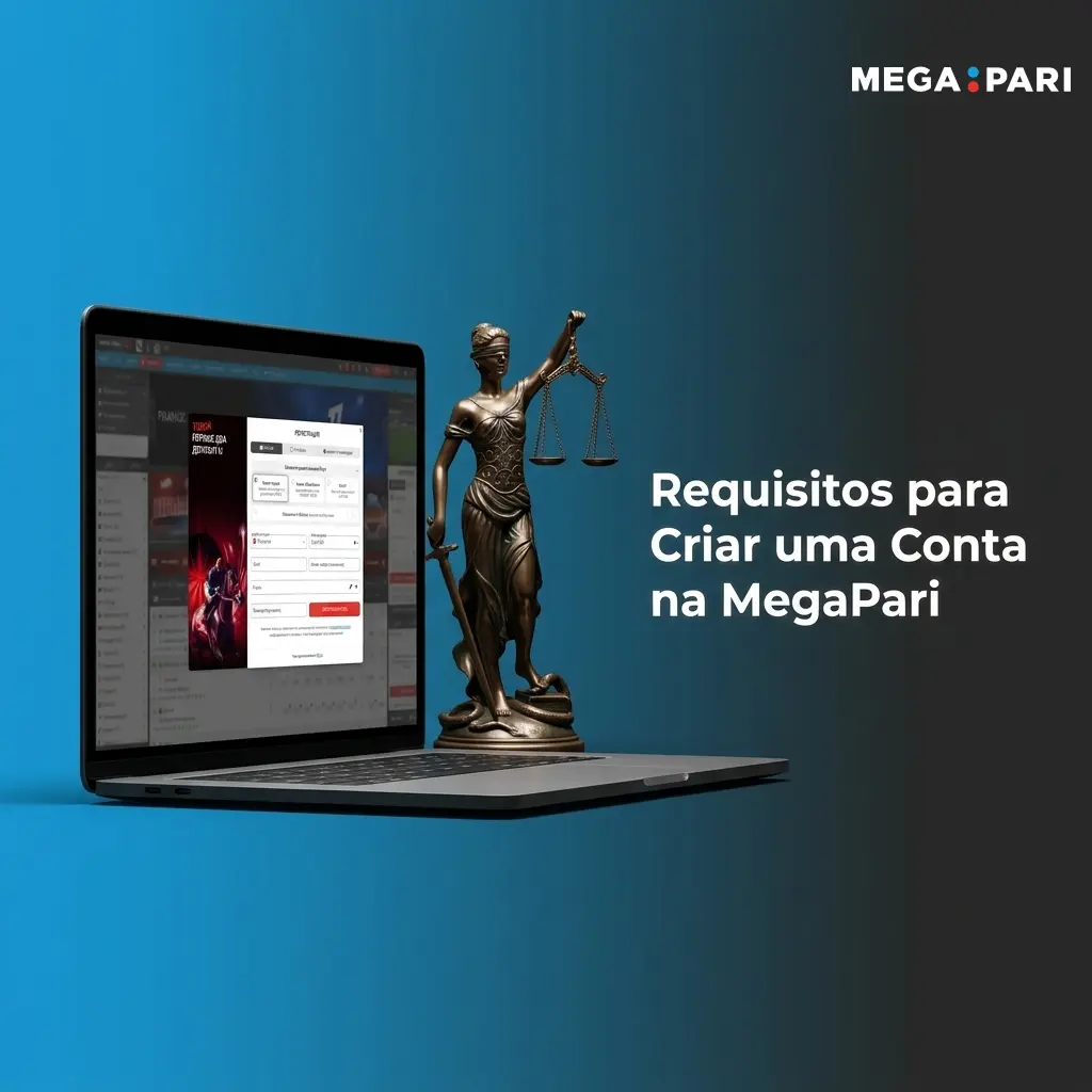 Requisitos para criar conta na MegaPari: idade mínima, dados verídicos e aceitação dos termos e condições.