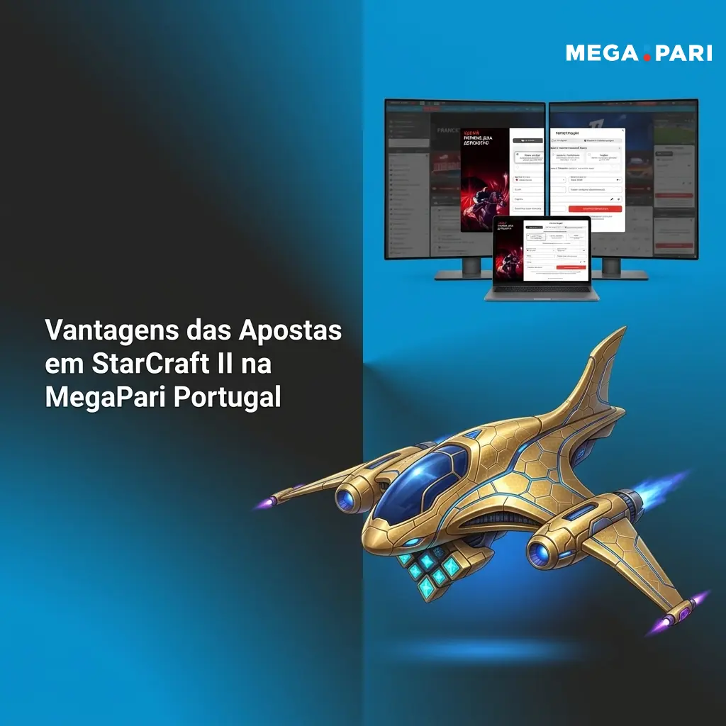 Vantagens de apostas em StarCraft II na MegaPari Portugal com bónus, odds e app móvel