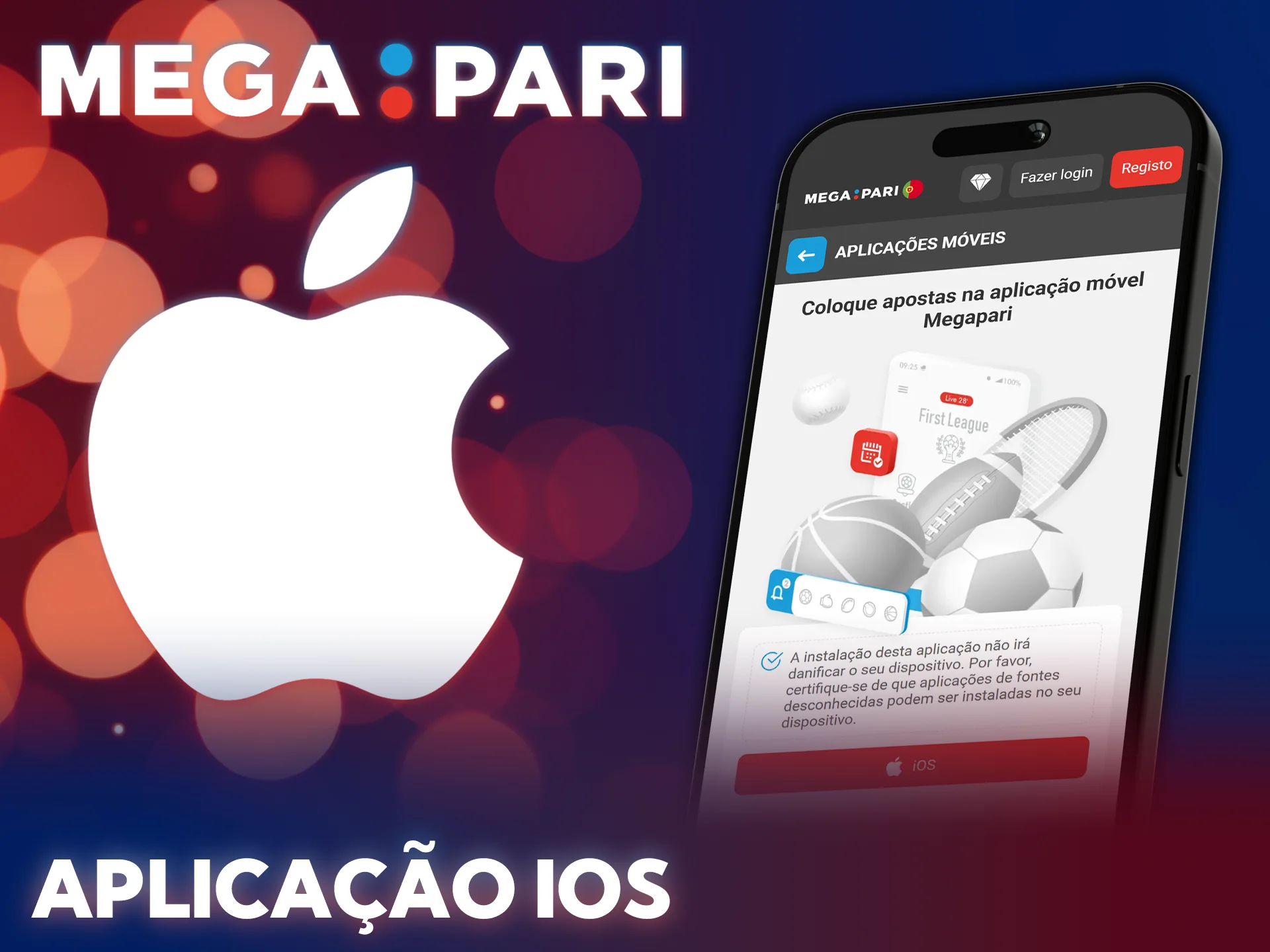 Obtém a aplicação MegaPari para começares a jogar no teu iOS.
