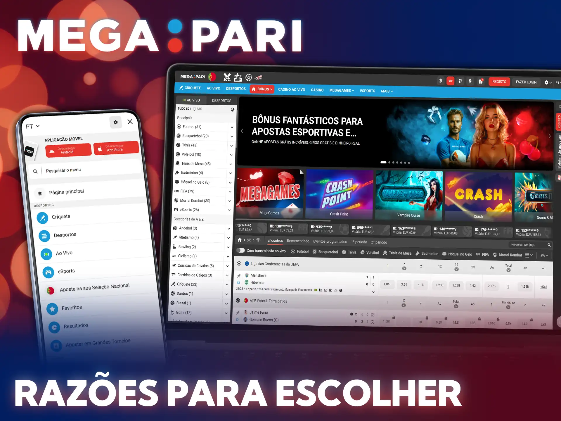 Descubra os principais motivos para começar a apostar no MegaPari Portugal.