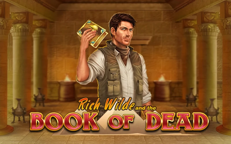 Tente a sorte no jogo Book of Dead do casino MegaPari.