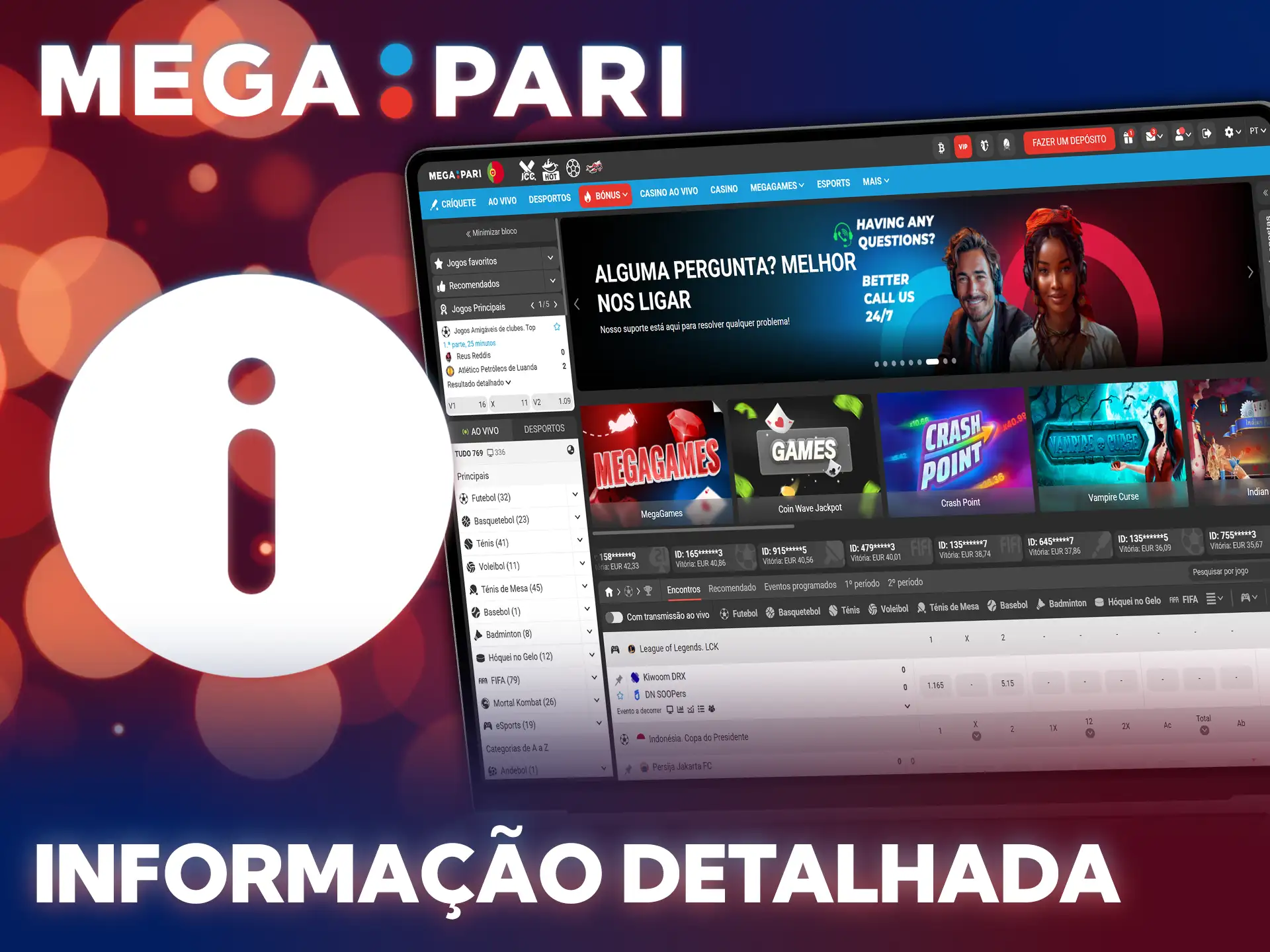 Explore detalhes importantes sobre nós para começar a jogar na MegaPari.