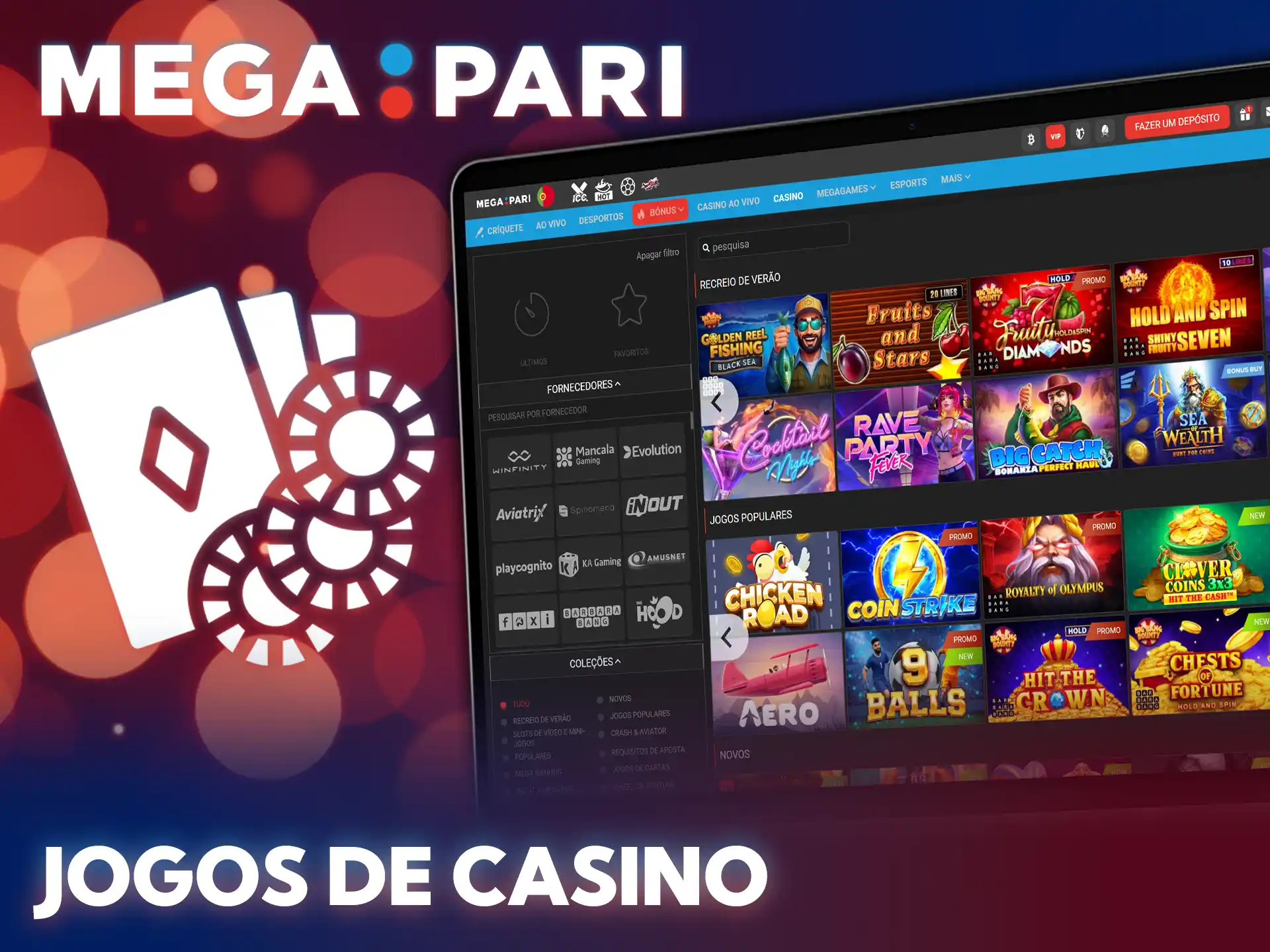 Aposte no casino da MegaPari após acessar a seção sobre nós.